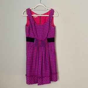 Phoebe couture textured pink and purple dress, size 6